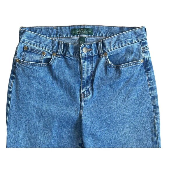 LRL Lauren Jeans Co. Ralph Lauren Women's Jeans Classic Boot Cut Stretch Size 6 - Picture 3 of 15